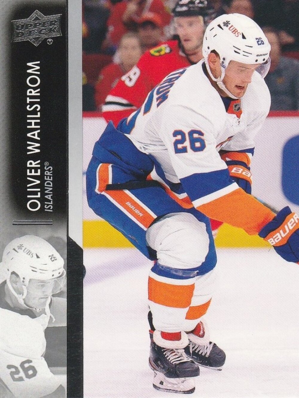 Oliver Wahlstrom - 2021/2022 Upper Deck Series 2 Hockey Card